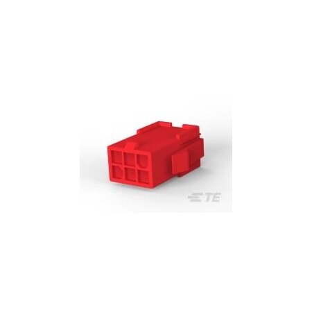 Te Connectivity Push-In Wire Connector, Red, Nylon Insulation, 600 V AC/DC 1-172160-2